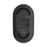 Logitech Pebble Mouse 2 M350s - TONAL GRAPHITE - BT - N/A - EMEA-808 - DONGLELESS
