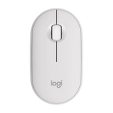 Logitech Pebble Mouse 2 M350s - TONAL WHITE - BT - N/A - EMEA-808 - DONGLELESS