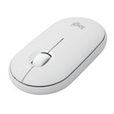 Logitech Pebble Mouse 2 M350s - TONAL WHITE - BT - N/A - EMEA-808 - DONGLELESS