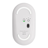 Logitech Pebble Mouse 2 M350s - TONAL WHITE - BT - N/A - EMEA-808 - DONGLELESS