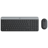 LOGITECH Slim Wireless Keyboard and Mouse Combo MK470 - GRAPHITE - FRA - CENTRAL 12M