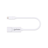 Manhattan USB-C to Gigabit Network Adapter USB 3.2 Gen 1; 10/100/1000 Mbps Gigabit Ethernet 507585