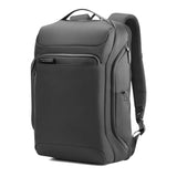 L'AVVENTO Laptop Backpack Fits Up To 15.6” with Tablet Pocket, USB Out, Made By Water Repellent Polyester Fiber, Black