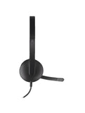 LOGITECH H340 Corded Headset - BLACK - USB