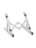 DEVIA Kintone Series Multi-function Folding Stand For Tablet & Laptop, Material PP+ fiber material, Size 253.8*44*17mm, Weight 198g, Color White
