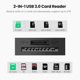 Ugreen Lecteur carte mémoire SD/TF USB 3.0 (2en1)