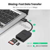 Ugreen Lecteur carte mémoire SD/TF USB 3.0 (2en1)