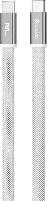 Devia Oro2 C-C PD 240W Stretchable Fast Charging Cable (1.0M) - white