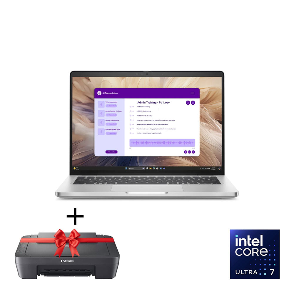 DELL LAPTOP Pro 16 Plus PB16250 16'' Intel Ultra 7-266V  Vpro 16 Go 512 Go+ Imprimante Gratuite