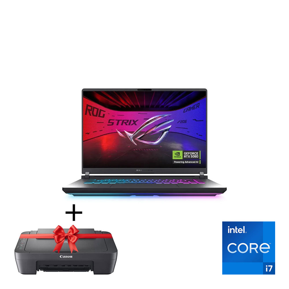 ASUS GAMER ROG G615JMR 16 Intel core I7-14650HX DDR5 8G*  16GB DDR5-5600 SO-DIMM (2 x 8 GB)  1TB + Imprimante Gratuite