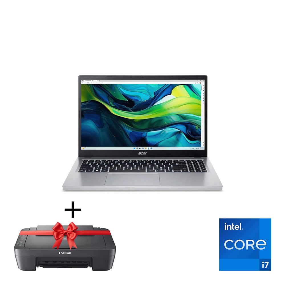 ACER ASPIRE  GO 15   Intel core i7-13620H(4,9GHZ 24MB 10 cores) 16 GB 512GB + Imprimante Gratuite