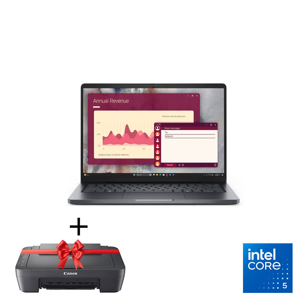 ديل PC14250 / PC14250 إنتل 5-120U  8 جيجابايت512 جيجابايت SSDكارت شاشة إنتل شاشة 14 بوصة FHD أوبونتو DP14-C5-FD