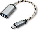 L'AVVENTO - Mobile Cable, OTG Type C to Female USB Cable 20CM