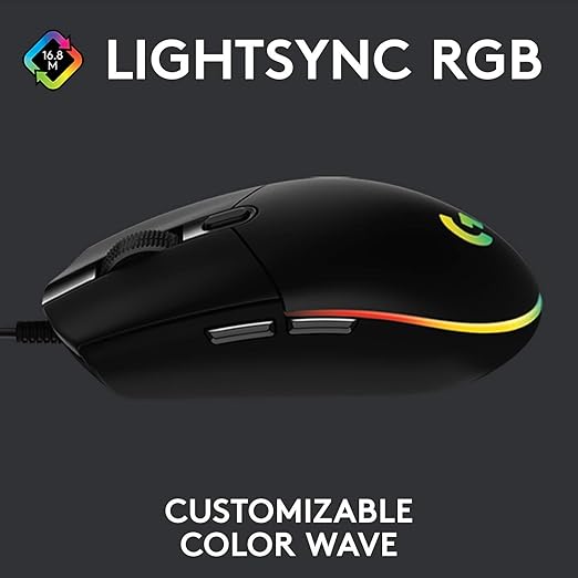 LOGITECH SOURIS GAMING G102 LIGHTSYNC - BLUE - USB