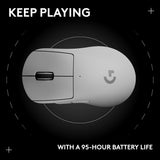 LOGITECH SOURIS PRO X SUPERLIGHT 2 DEX WHITE
