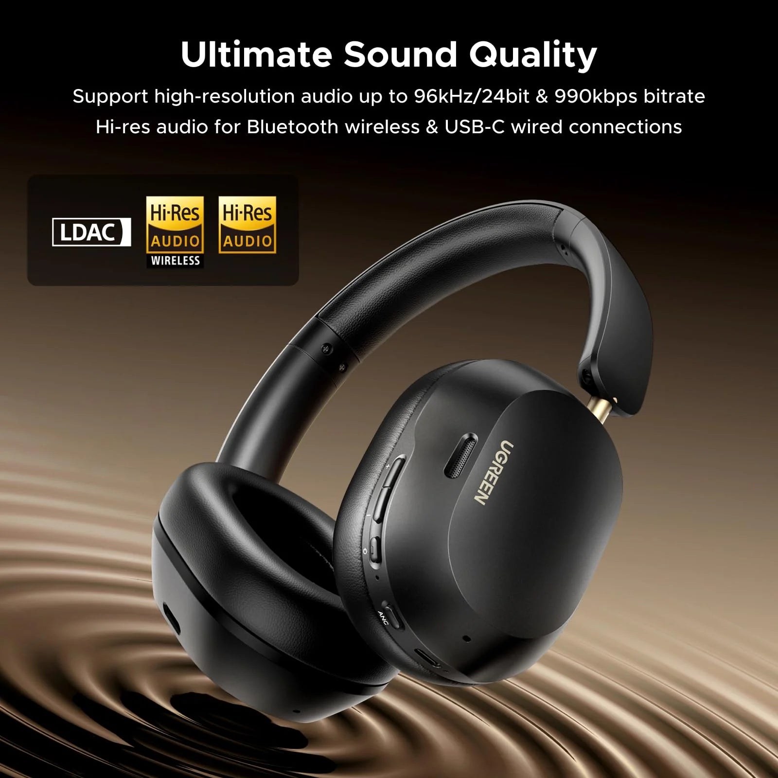 Ugreen Casque HiTune Max5c Hybrid ANC Blanc