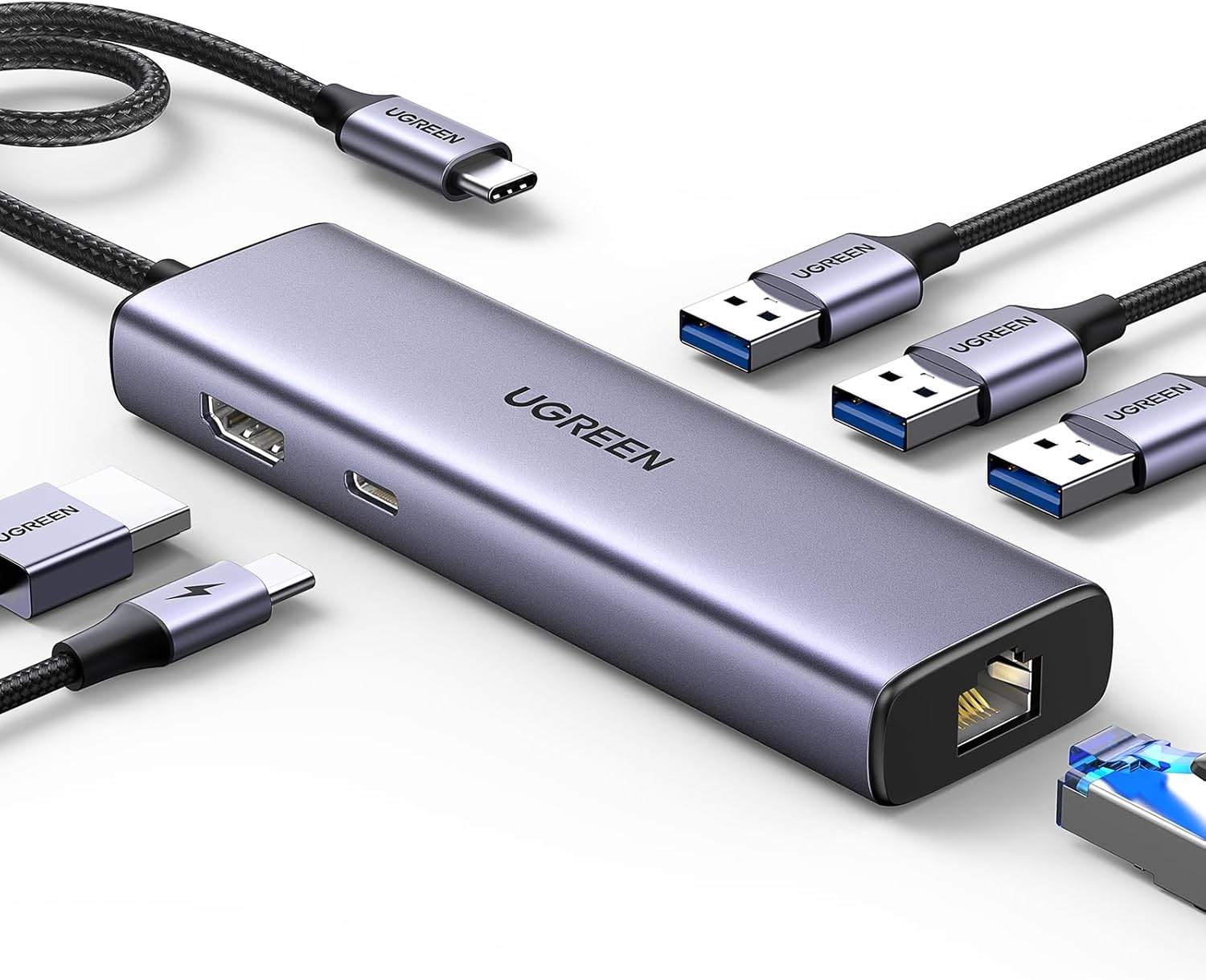 UGREEN HUB 6-in-1 USB-C