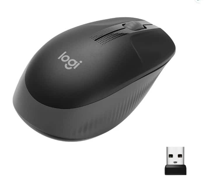 LOGITECH M190 Wireless Mouse - CHARCOL