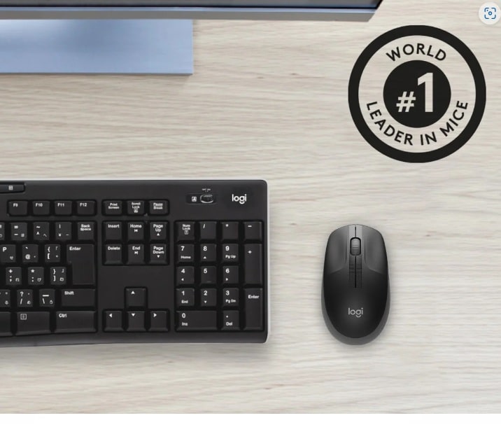 LOGITECH M190 Wireless Mouse - CHARCOL