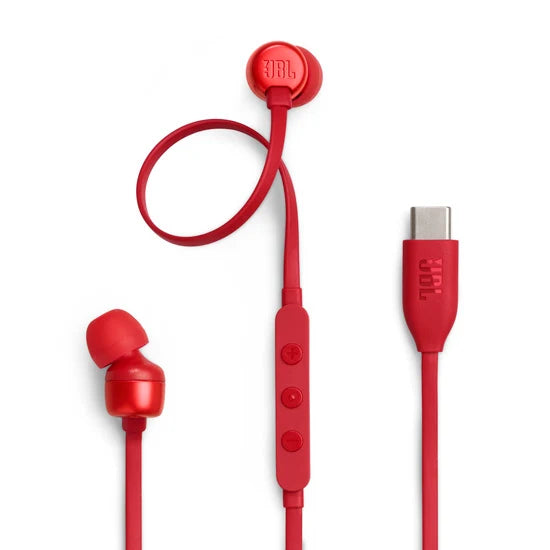 JBL Ecouteurs Tune 310C Rouge