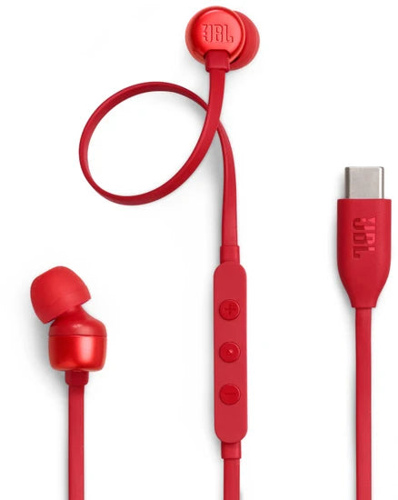 JBL Ecouteurs Tune 310C Rouge
