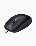 LOGITECH M90 Corded Mouse - GREY - USB - EWR2