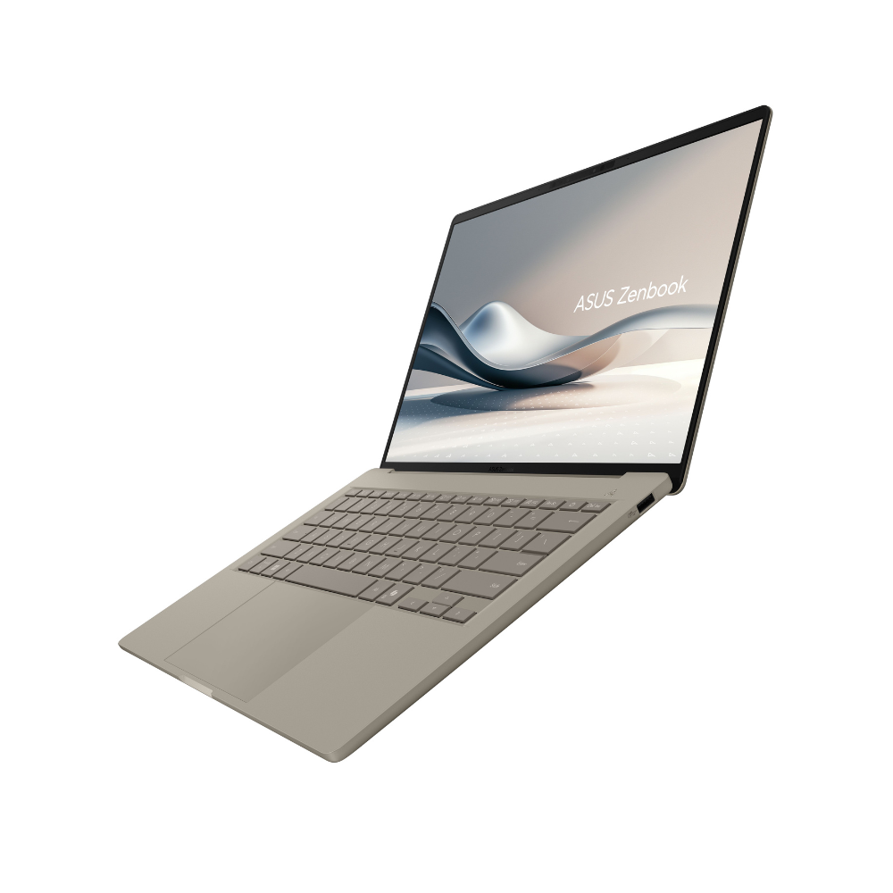 أسوس / زينبوك A14 / UX3407QA / معالج Snapdragon X (X1-26-100) / 16 جيجابايت / 1 تيرابايت SSD / كارت شاشة Qualcomm Adreno / شاشة 14 بوصة OLED بدقة WUXGA / ويندوز 11 / 90NB1501-M00JU0