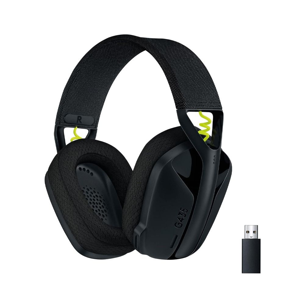 LOGITECH G435 LIGHTSPEED Wireless Gaming Headset - BLACK