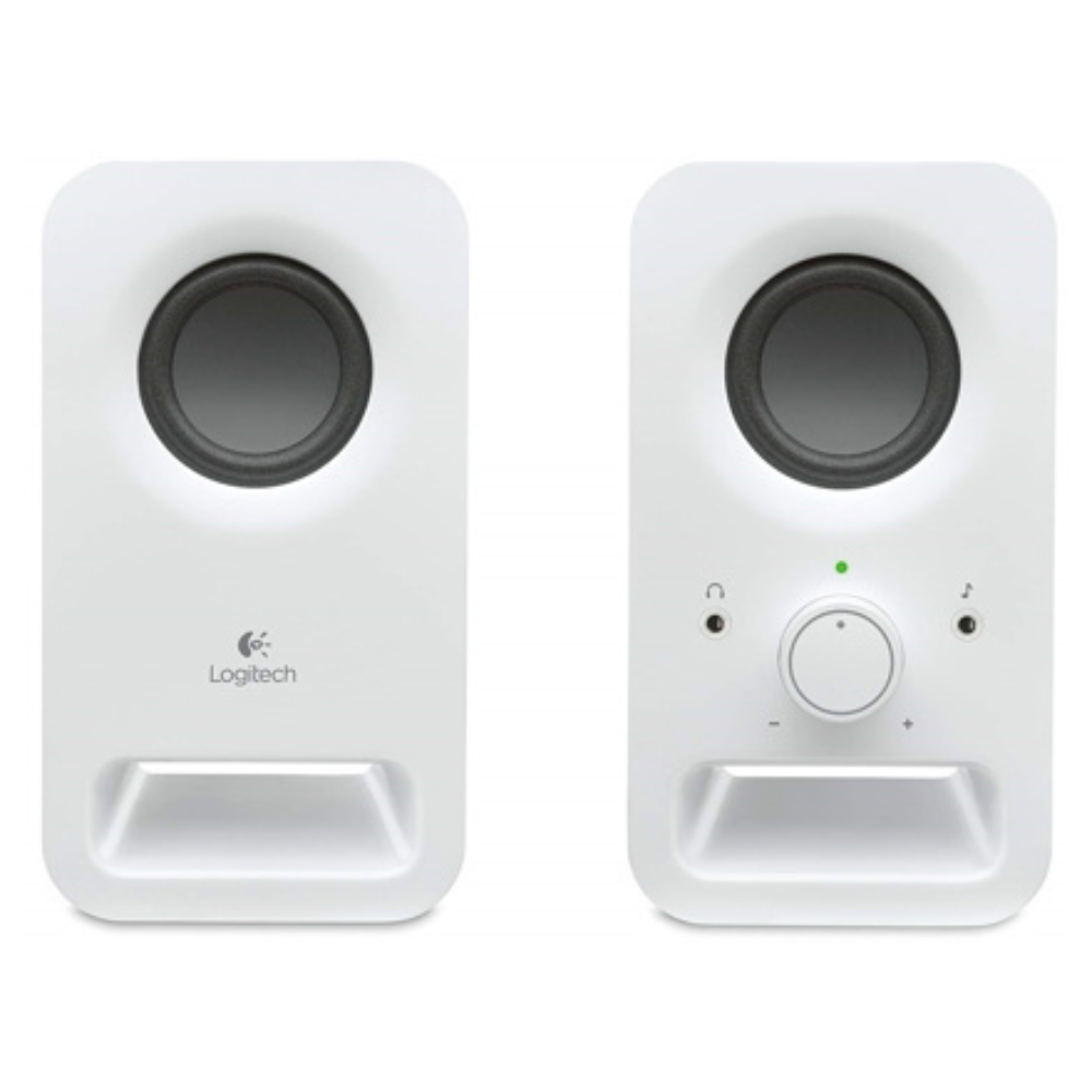 لوچيتيك Z150 سماعات متعددة الوسائط – أبيض ناصع – مدخل 3.5 ملم – ضمان 12 شهر (EU)