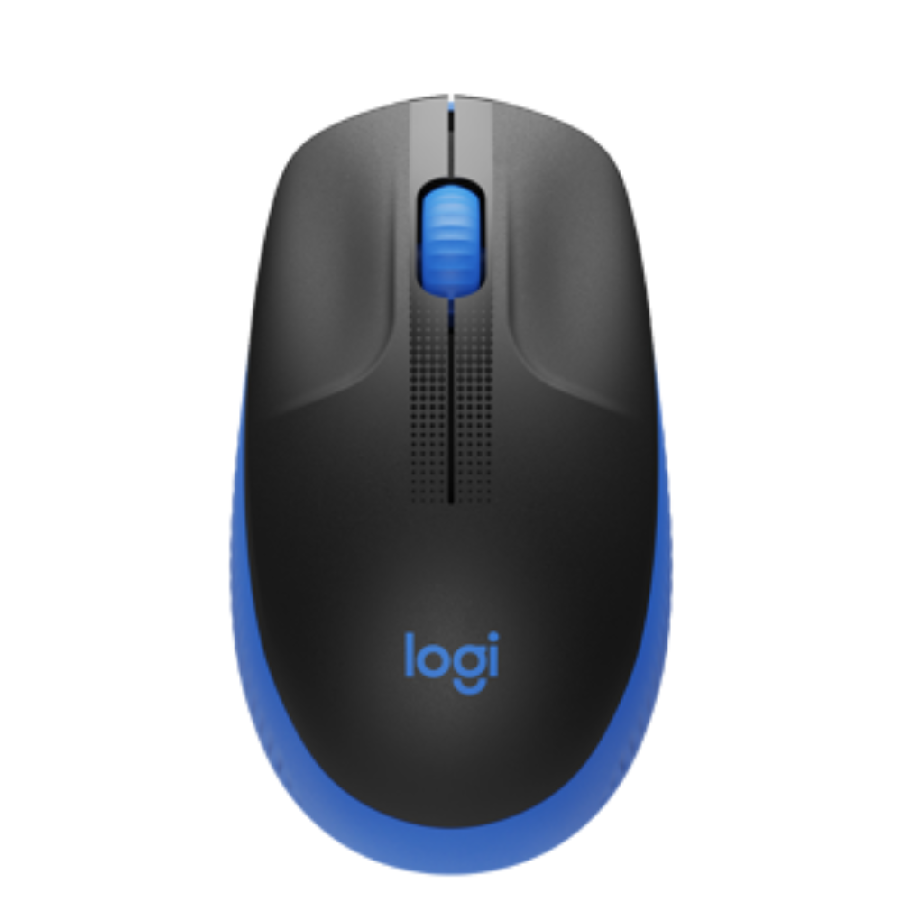 لوچيتيك M190 فأرة لاسلكية كاملة الحجم – أزرق – ضمان 12 شهر (EMEA)