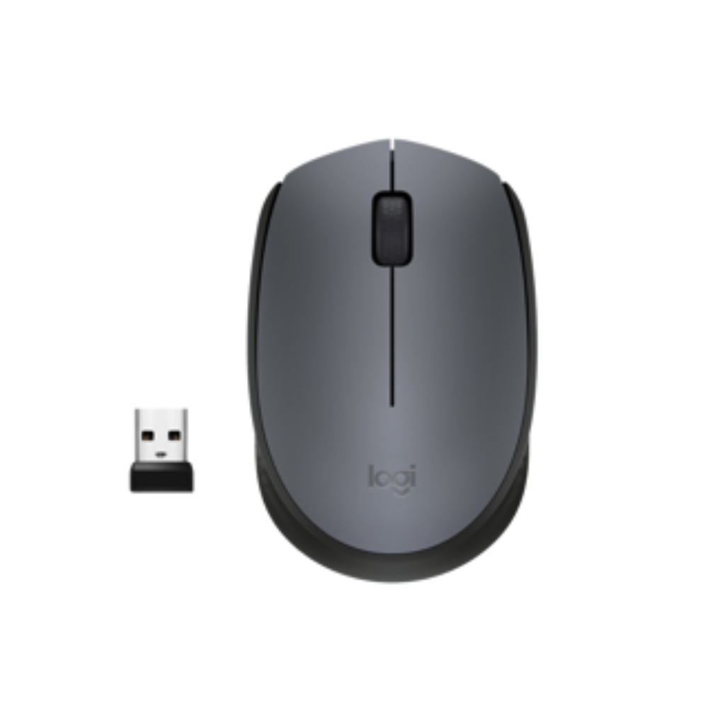 Logitech M170 Wireless Mouse - GREY-K -2.4GHZ - EMEA