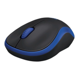 LOGITECH Wireless Mouse M185 Blue,WER Occident Packaging