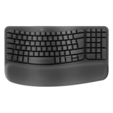 LOGITECH CLAVIER Wave keys Bluetooth Wireless ergonomic keyboard-GRAPHITE-FRA-2.4GHZ/BT 12 Mois