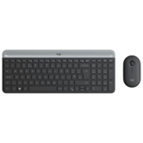 LOGITECH Slim Wireless Keyboard and Mouse Combo MK470 - GRAPHITE - FRA - CENTRAL 12M