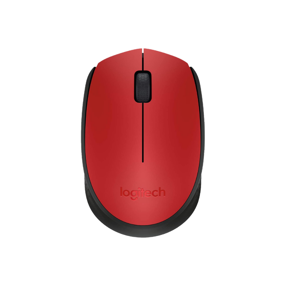 Logitech M171 Wireless Mouse - RED-K -2.4GHZ -EMEA