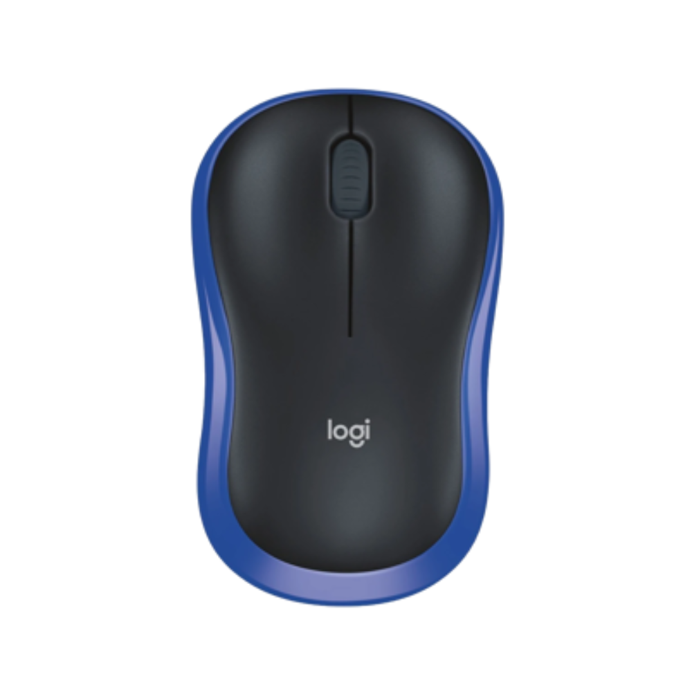 LOGITECH Wireless Mouse M185 Blue,WER Occident Packaging