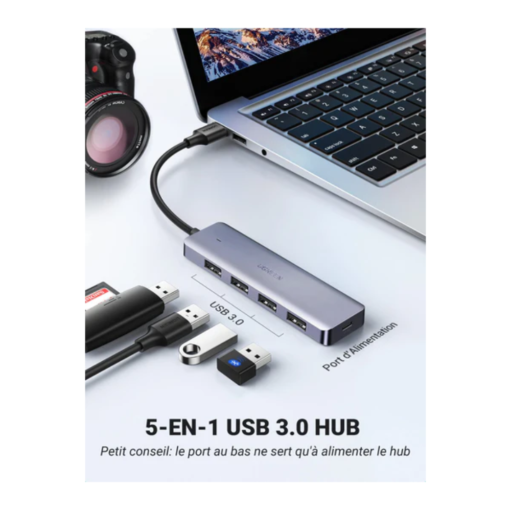 Ugreen HUB USB 2.0 to 4 x USB 3.0