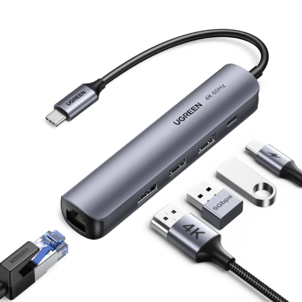Ugreen Mini Station d'accueil USB-C 5en1 with PD