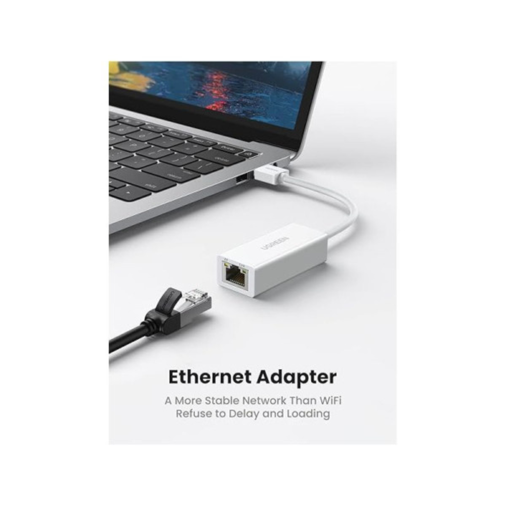 Ugreen Adaptateur USB 3.0 to RJ45 Blanc