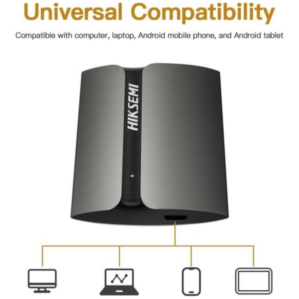 DISQUE DUR HIKSEMI ESSD 512GB USB TYPEC RAPIDE
