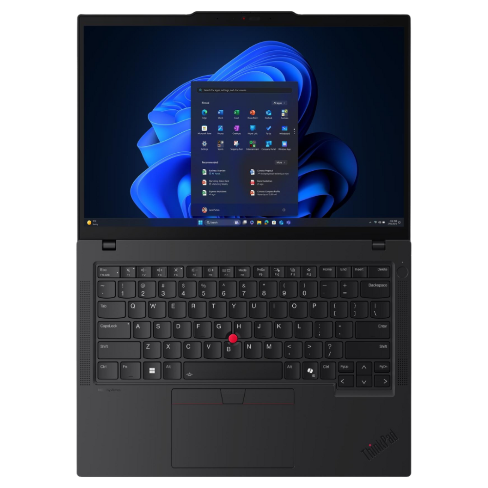 LENOVO LAPTOP Thinkpad T14 14'' Ultra7-255U 16Go 512Go SSD Windows 11 Pro Noir 36 Mois