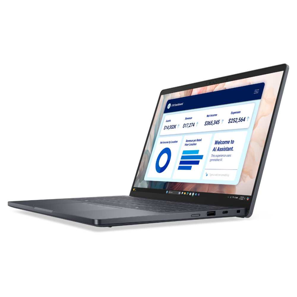 DELL LAPTOP Pro 14 Premium PA14250 14'' Ultra 7-266V 16 Go 512 Go SSD Windows 11 Pro Gris 36Mois