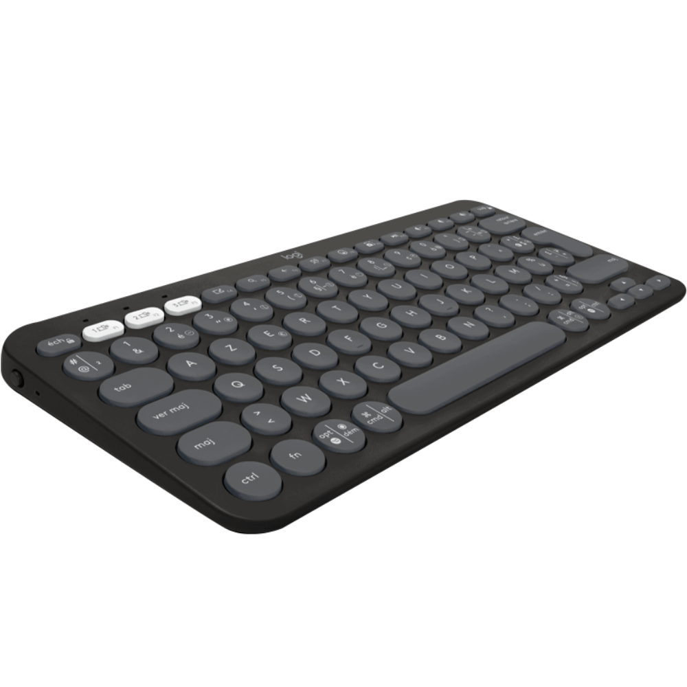 LOGITECH Pebble 2 Bluetooth Keyboard Combo - TONAL GRAPHITE - FRA