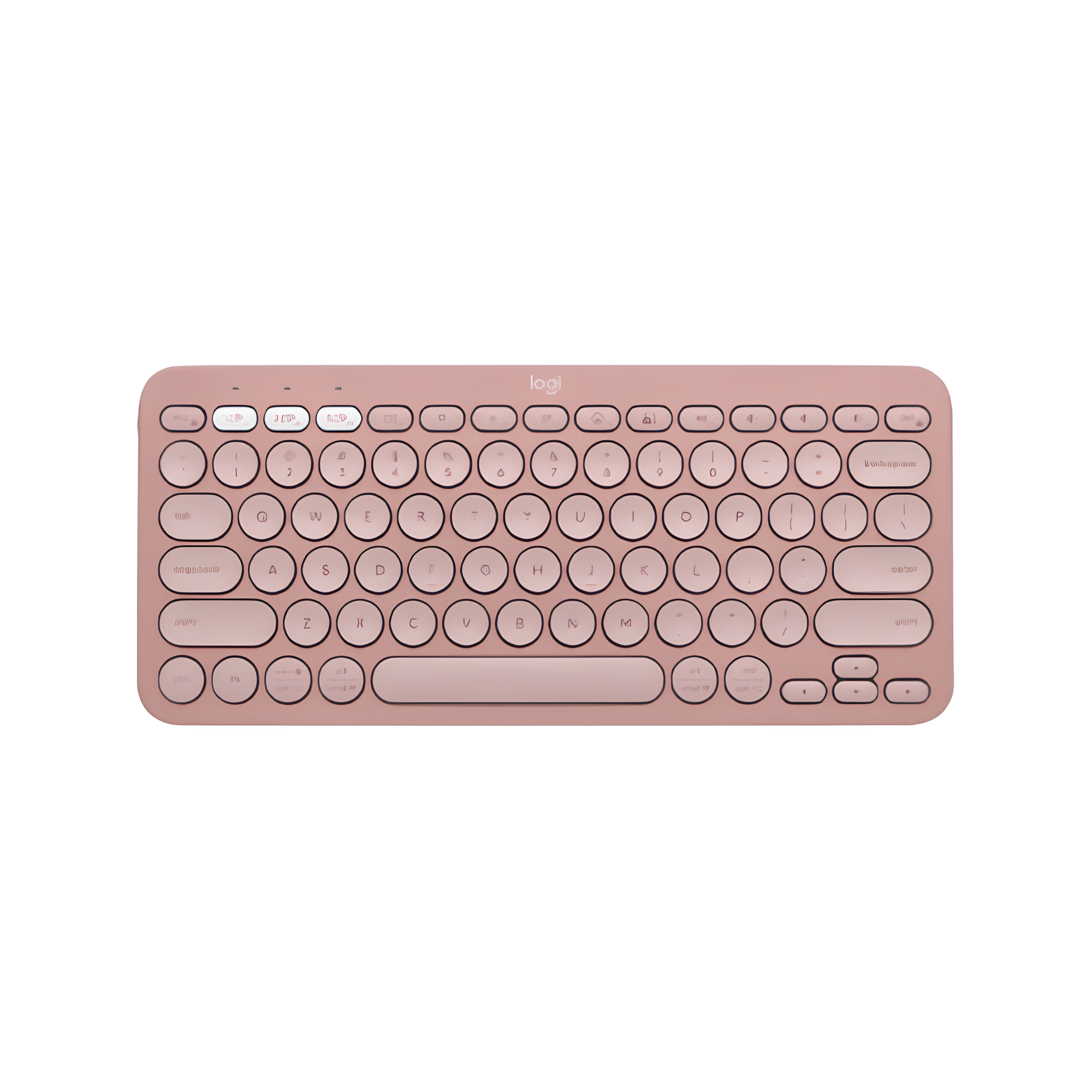 LOGITECH K380S Bluetooth Keyboard - TONAL ROSE