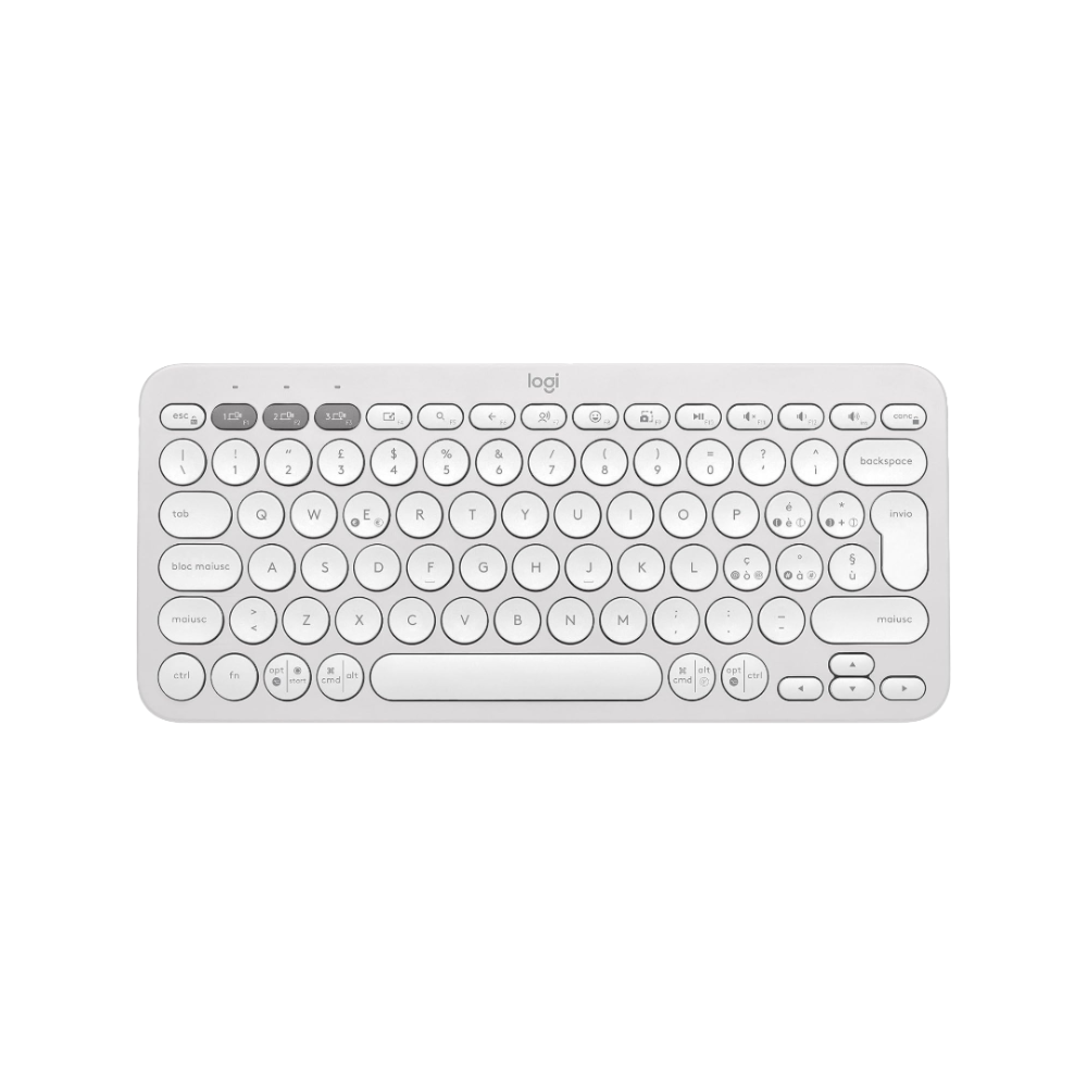 LOGITECH K380S Bluetooth Keyboard - TONAL WHITE