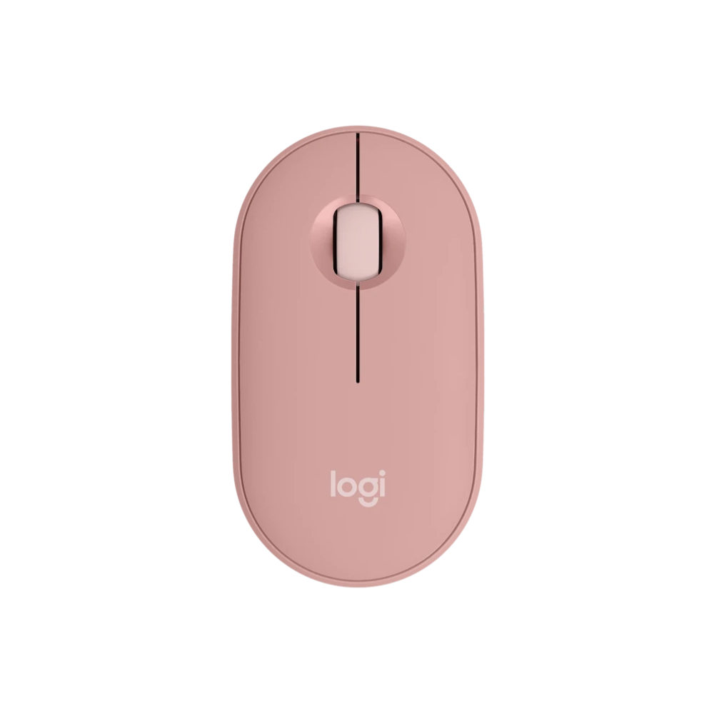 LOGITECH M350S Pebble 2 Bluetooth Mouse - TONAL ROSE