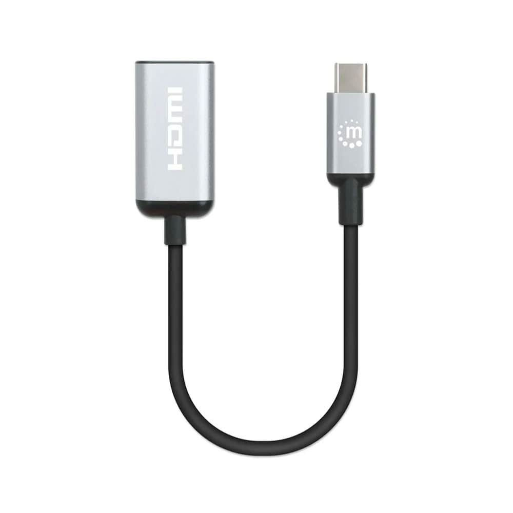 Manhattan 154291 Converter, USB-C Male to HDMI Female, 4K@60Hz, Black, Retail box