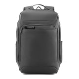 L'AVVENTO Laptop Backpack Fits Up To 15.6” with Tablet Pocket, USB Out, Made By Water Repellent Polyester Fiber, Black