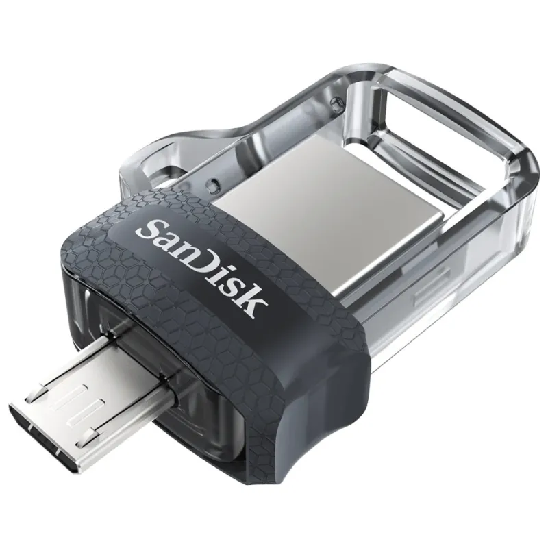 SanDisk Ultra Dual Drive m3.0 128GB Grey & Silver