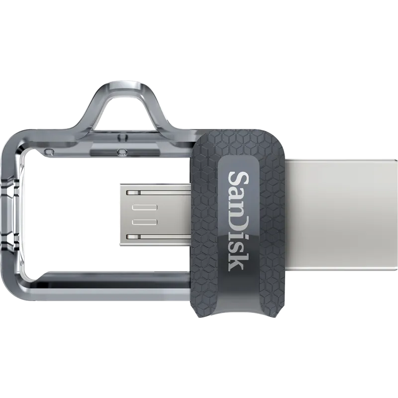SanDisk Ultra Dual Drive m3.0 128GB Grey & Silver